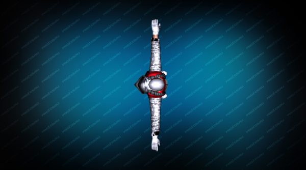Модель игрока «Snow Soldier» для CS 1.6 вид сзади Вид сверху