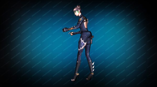Модель «Dorothy Dark Knight» вид сбоку