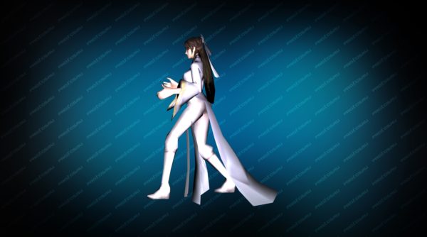 Модель игрока «Caitlyn» вид сбоку