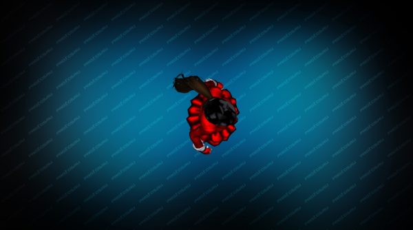 Модель игрока «Succubus Red» Вид сверху
